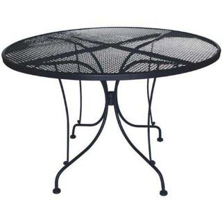 DC America WIT248 Charleston Wrought Iron Table, 48 Inch