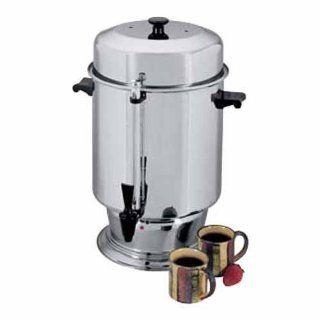 110 Cup Coffee Urn Percolator   Stainless Steel with Sight