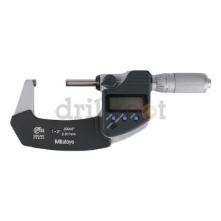 Mitutoyo 293 345 Electronic Digital Micrometer, 1 to 2 In