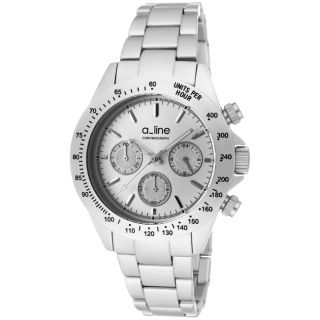 line Womens Amore Silvertone Aluminum Watch