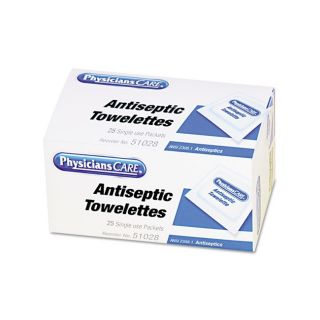 Physicians Care First Aid Antiseptic Towelettes (Case of 25) Today $