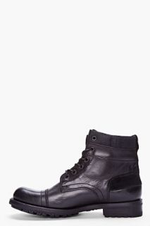 G Star Black Patton Iii Cap Boots for men