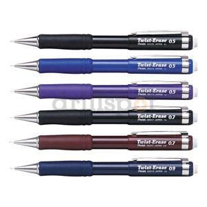 Pentel QE519C Twist Eraser III Automatic Pencils