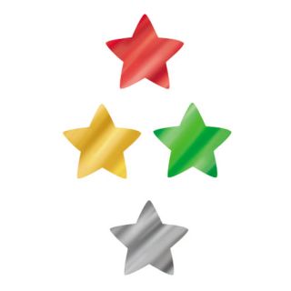 Foil Star Stickers, Gold (Pack of 400)