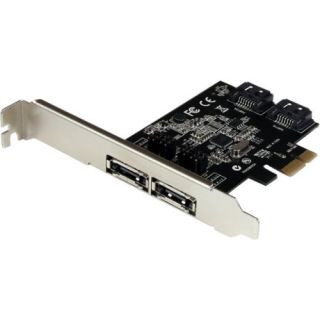 StarTech 2 Port PCI Express SATA 6 Gbps eSATA Controller Card   D