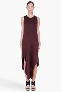 Kimberly Ovitz Dark Burgundy Nola Dress for women