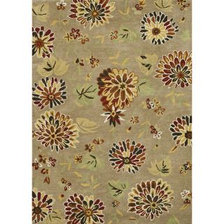 Hand Tufted Leighton Light Brown Wool Rug (50 x 76) Today $156.99
