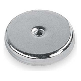 Approved Vendor 3DXX9 Round Base Magnet, 48 Lb, 1.4 In Dia