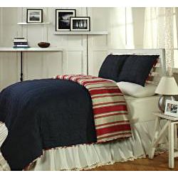 Canon Red 3 piece Quilt Set