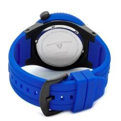 Swiss Legend Mens Neptune Blue Silicone Watch
