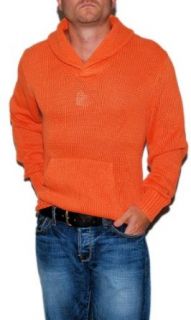 Polo Ralph Lauren Mens Shawl Sweater Sweatshirt Orange
