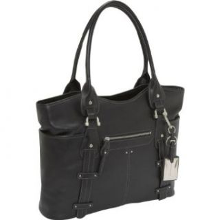Etienne Aigner Ambitious Tote (Black) Clothing