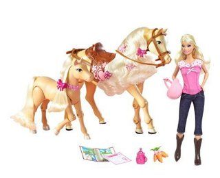 Mattel N1692   Barbie mit laufender Tawny und Pony 