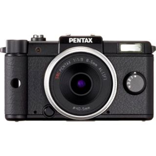Pentax Q 12.4MP Black Mirrorless Digital SLR Camera with Lens Kit