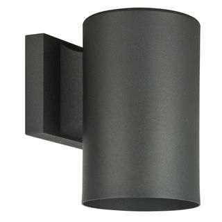 light Black Round Aluminum Wall Sconce
