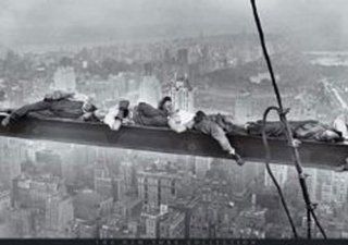 Empire 208637 New York   Manhattan   Bauarbeiter Stahlträger   Poster