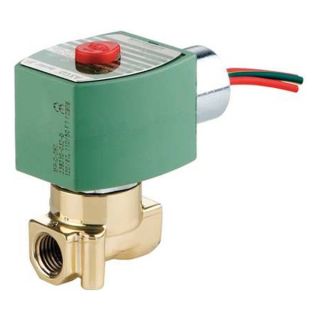 Red Hat 8262H114LT Solenoid Valve, Cryogenic, 2 Way, NC, 1/4In