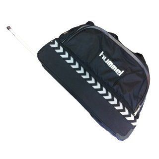 Hummel Uni Sporttasche Team Trolley Bag, black / dark shadow, 75x46x35