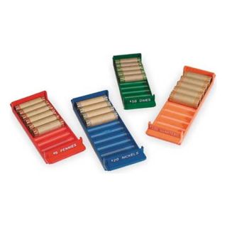 Mmf Industries 212080000 Rolled Coin Storage Tray Set, PK4