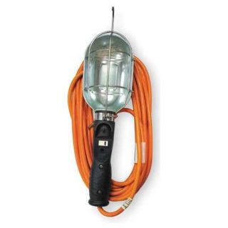 Lumapro 2YKR9 Hand Lamp, Incandescent, 75W, 50Ft Cord