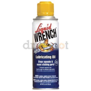 Liquid Wrench L206 Lubricating Oil, Aerosol, 5.5 Oz.