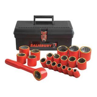 Salisbury S204121 Ins Close Quarter Socket Set, 21Pc