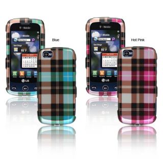 Premium LG Sentio GS505 Checker Protector Case