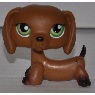 Dachshund #139 (Green Eyes, Brown) Littlest Pet Shop