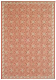 Martha Stewart Pinwheel Cherry Blossom Wool Rug (39 x 511