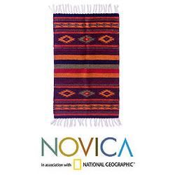 Zapotec Festival Wool Rug (2 x 3.4 inches) (Mexico) Today $94.99