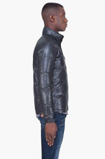 G Star Black Padded Quilted Jacket for men