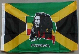 Flagge Fahne ca. 90x150 cm  Bob Marley Jamaica Jamaika 