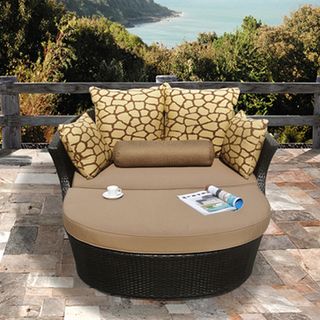 Shotiva Outdoor Furniture Two piece Set with Love Seat and Ottoman