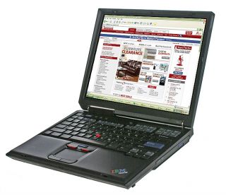 Used IBM R40 Centrino 1.3ghz DVD/CDRW Laptop Computer (Refurbished