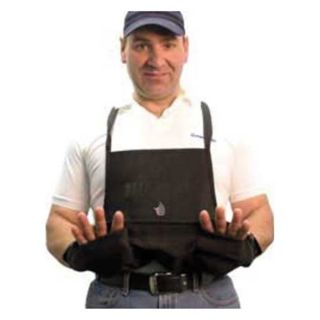 Approved Vendor 3RYW5 Apron, Universal, Black