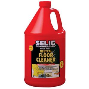 Selig/Enforcer Products Inc SLFL128 Gallon Floor Concentrate Cleaner, Pack of 4