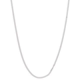 Sterling Essentials Sterling Silver 20 inch Curb Chain (1mm)