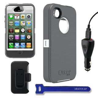 OtterBox Defender Grey/White iPhone 4/4S Protective Case and Holster