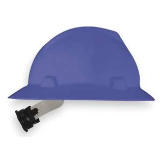 MSA 475368 Hard Hat, FullBrim, Blue