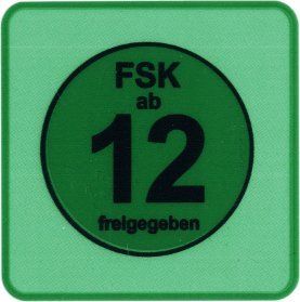 20 Stück FSK 12 Aufkleber / Sticker   FSK ab 12 freigegeben 