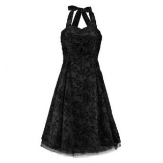 London Kleid TATTOO 50S DRESS black black Bekleidung