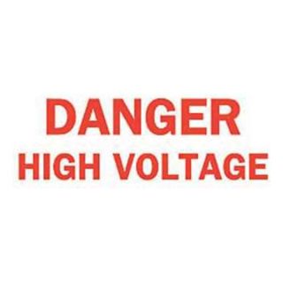 Brady 84956 Danger Sign, 5 x 14In, R/WHT, HV, ENG, Text