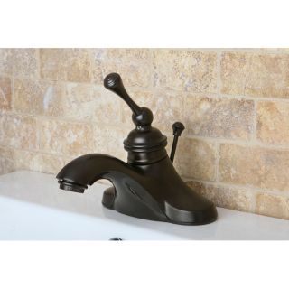 Vintage Oil Rubbed Bronze 4 inch Centerset Metal Bathroom Faucet Today