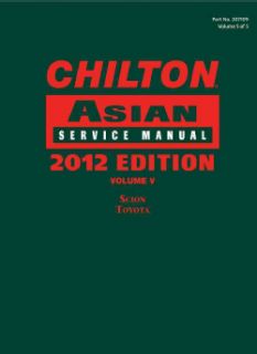 Chilton Asian Service Manual 2012 Edition (Hardcover) Today $49.99