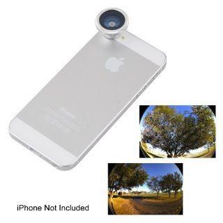 Ebest Silver 180 Degree Wide Angle Super Fisheye Lens for iPhone 5 5G