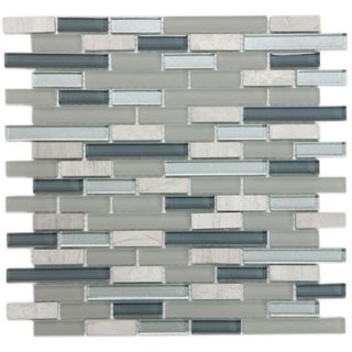 ICL H 123 Blue / Grey Glass Marble Mix (Case of 11)