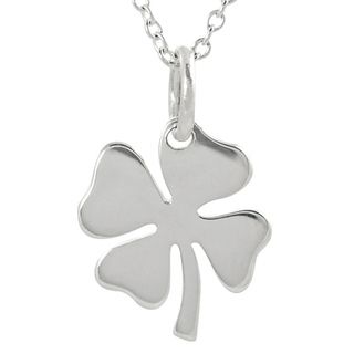 Tressa Sterling Silver Four Leaf Clover Necklace