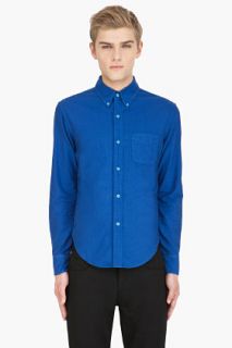 Band Of Outsiders Blue Oxford Button Down Shirt for men