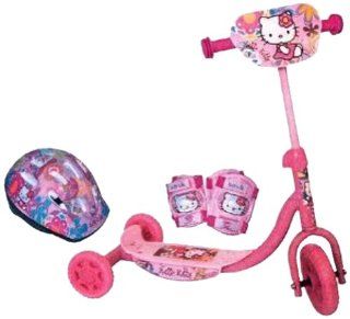 Arpeje OHKY07 Hello Kitty Roller mit 3 Rädern + Helm + 2 Schützer