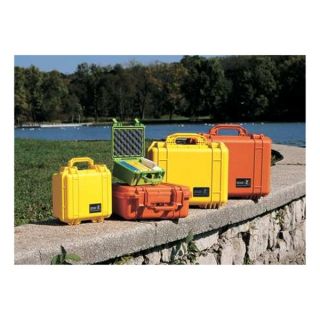 Pelican 1450 000 240 Protective Case, Yellow, 16 x 13 x 6.87 In